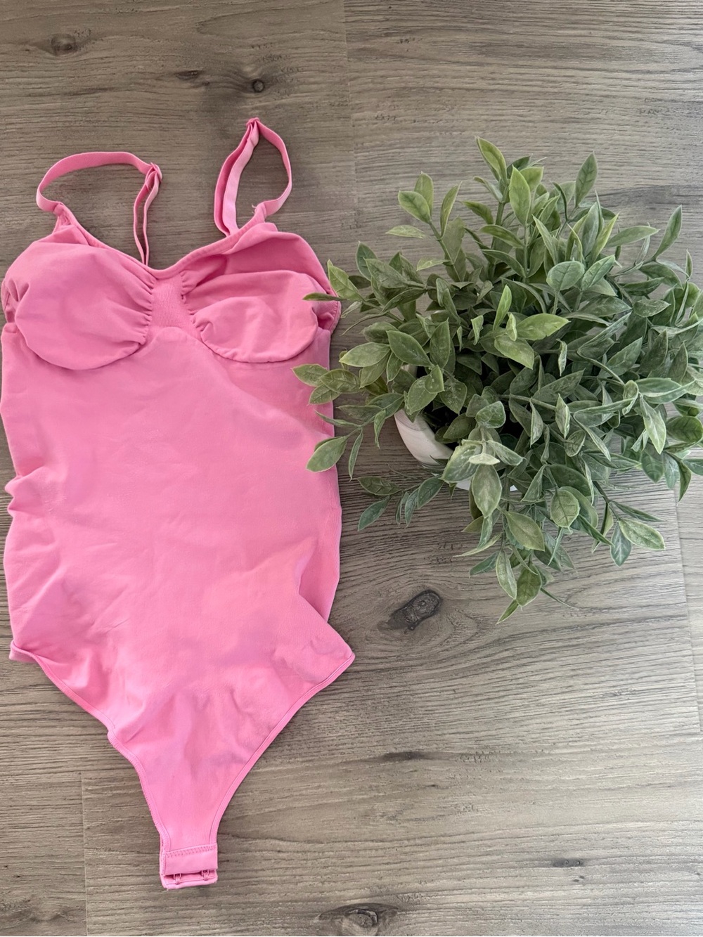 Pink One-Piece Bodysuit